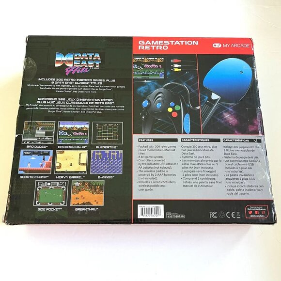 My Arcade Gamestation Retro Plug & Play Console w/ 3 Controllers & 300 Games - Picture 2 of 7